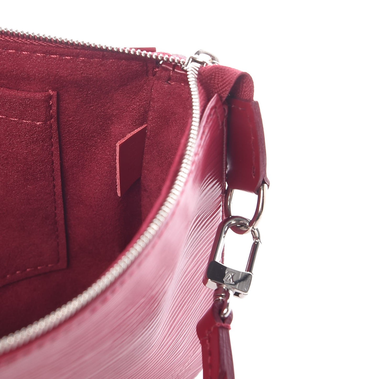 Epi Pochette Accessories NM Fuchsia
