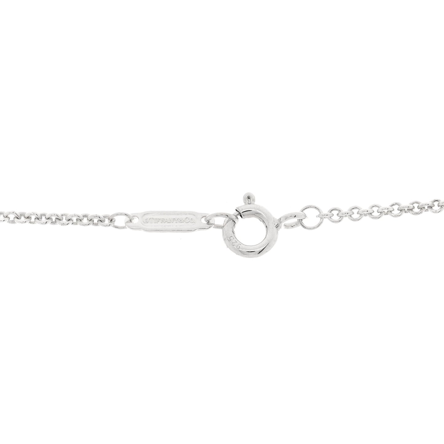 Sterling Silver Diamond Price Tag Pendant Necklace
