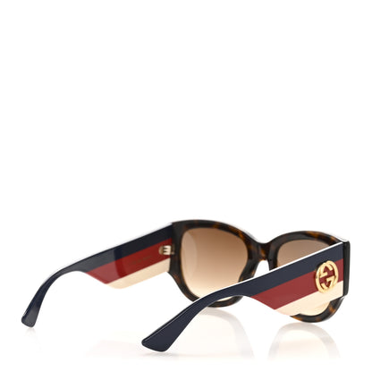 Gucci Acetate Web Oversized Frame Rectangle Sunglasses GG0276S Tortoiseshell 4 of 9
