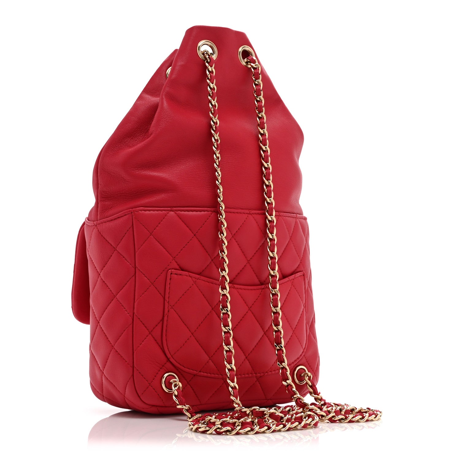 Chanel Lambskin Quilted Small in Seoul Backpack Dark Pink 3 of 10