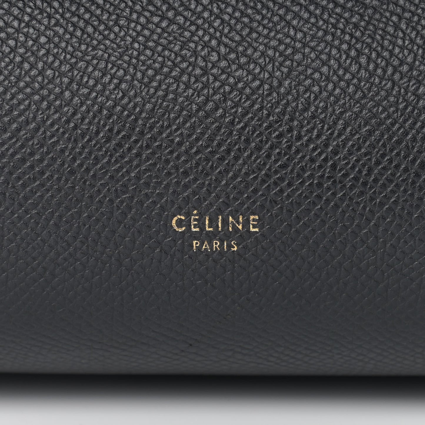 Grained Calfskin Mini Belt Bag Black