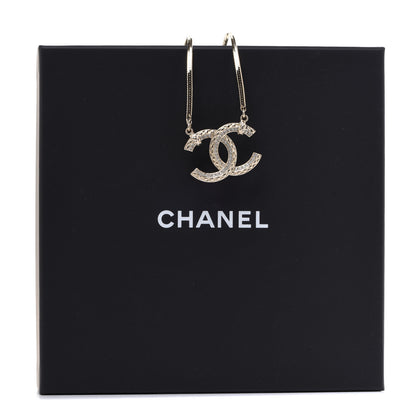 Chanel Crystal CC Chain Necklace Gold 6 of 6
