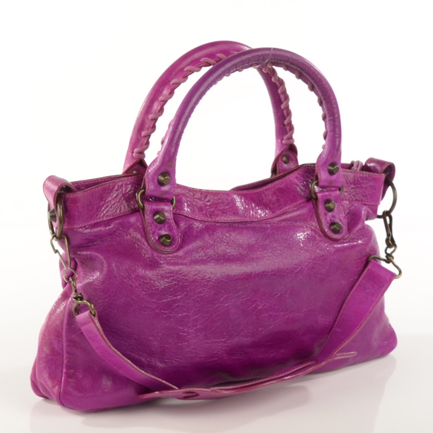 Balenciaga Chevre Classic Hardware First Magenta 4 of 11