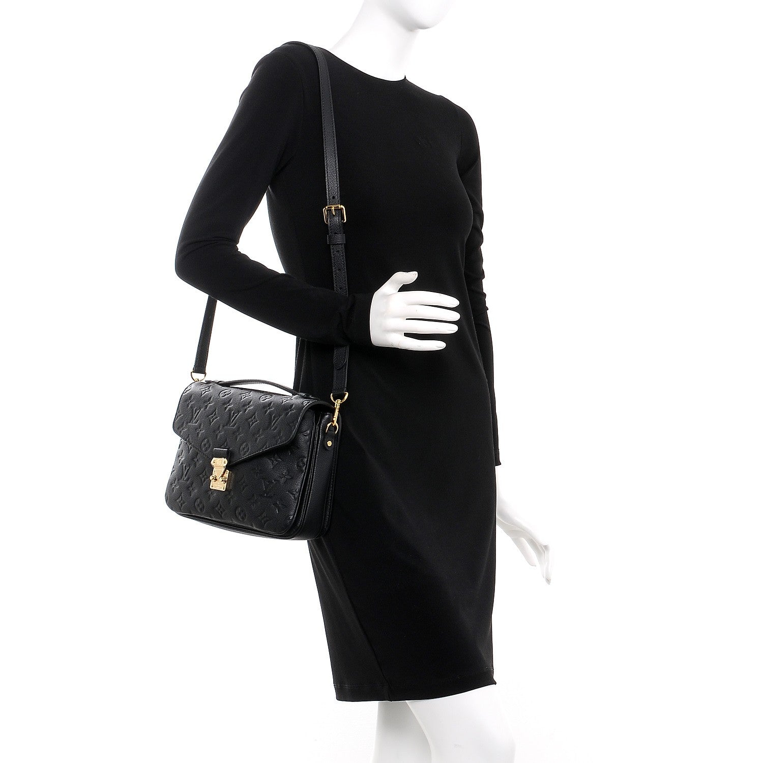 Louis Vuitton Empreinte Pochette Metis Black 2 of 9