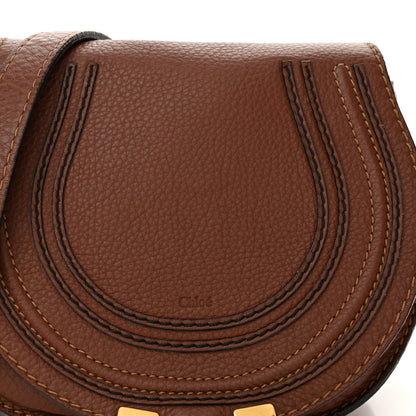 Chloe Calfskin Small Marcie Round Crossbody Bag Caramel 8 of 17
