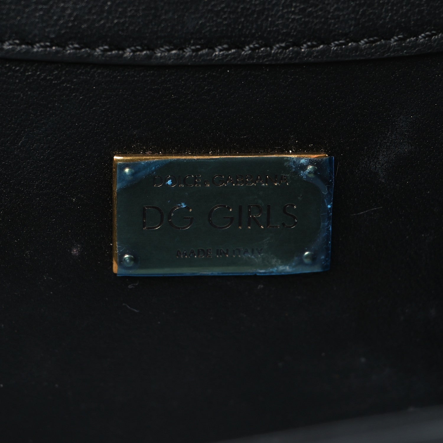 Dolce & Gabbana Nappa DG Girls Shoulder Bag Black 6 of 12