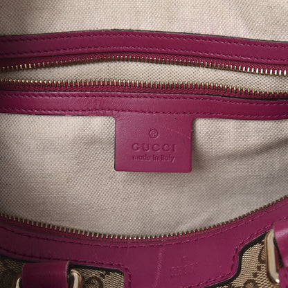 Gucci Monogram Medium Joy Boston Pink 9 of 13