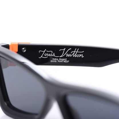 Louis Vuitton Acetate Skepitcals Z1161E Sunglasses Black Orange 6 of 7