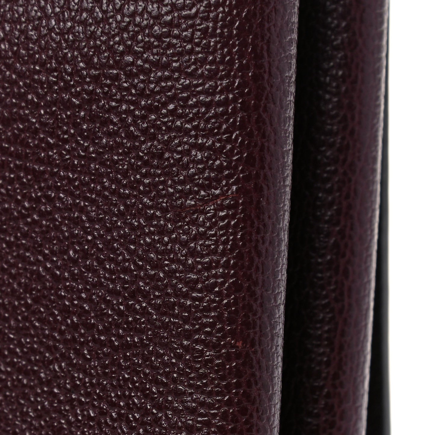 Calfskin Alix Wristlet Burgundy