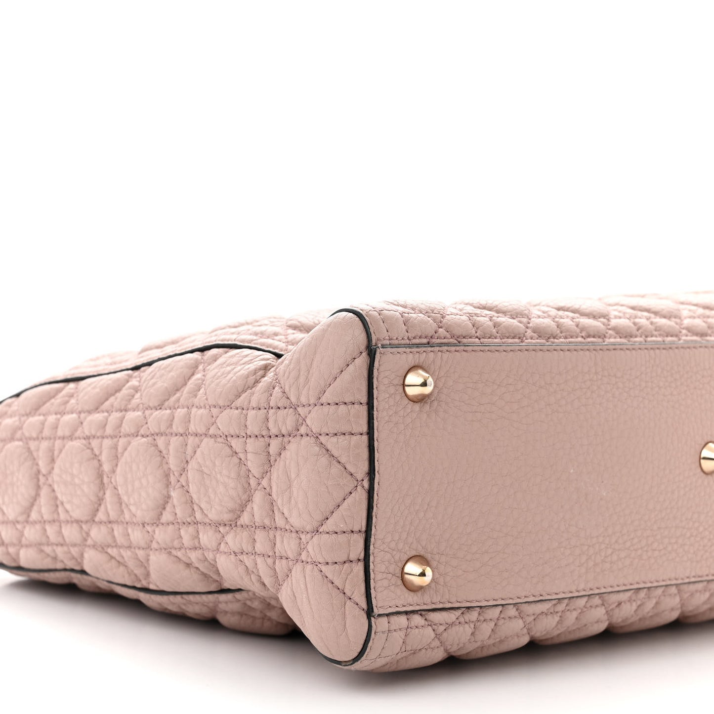 Grained Calfskin Cannage Large Lady Dior Light Pink