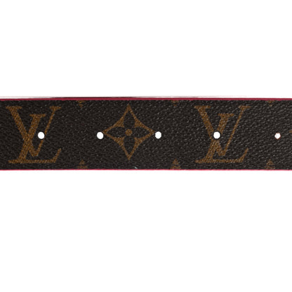 Louis Vuitton Monogram 30mm LV Initiales Reversible Belt 85 34 Fuchsia 4 of 6