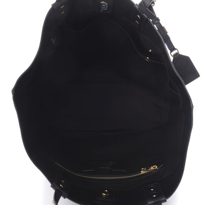 Dolce & Gabbana Calfskin Graffiti Printed Tote Black 5 of 11