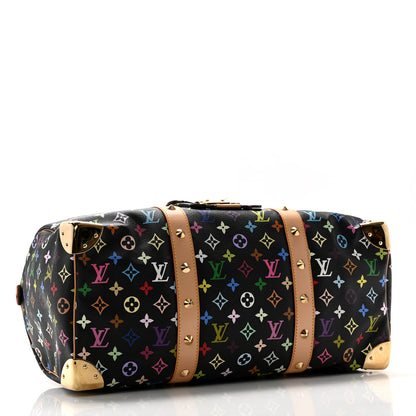 Louis Vuitton Monogram Multicolor Keepall 45 Black 3 of 10