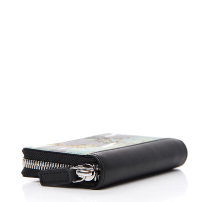 MCM Calfskin Mini Pop Rabbit Zipped Card Wallet Black 4 of 9