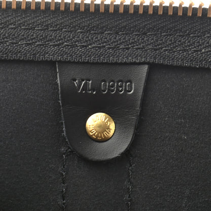 Louis Vuitton Epi Keepall 55 Black 7 of 10