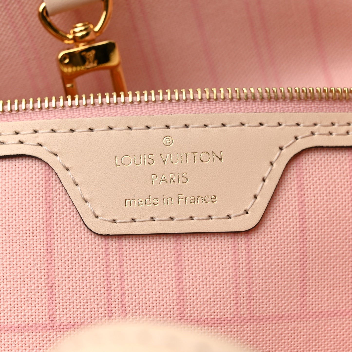 Damier Azur Braided Neverfull MM Pink