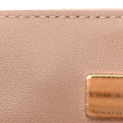 Chanel Lambskin Quilted Mini Top Handle Rectangular Flap Beige 9 of 11