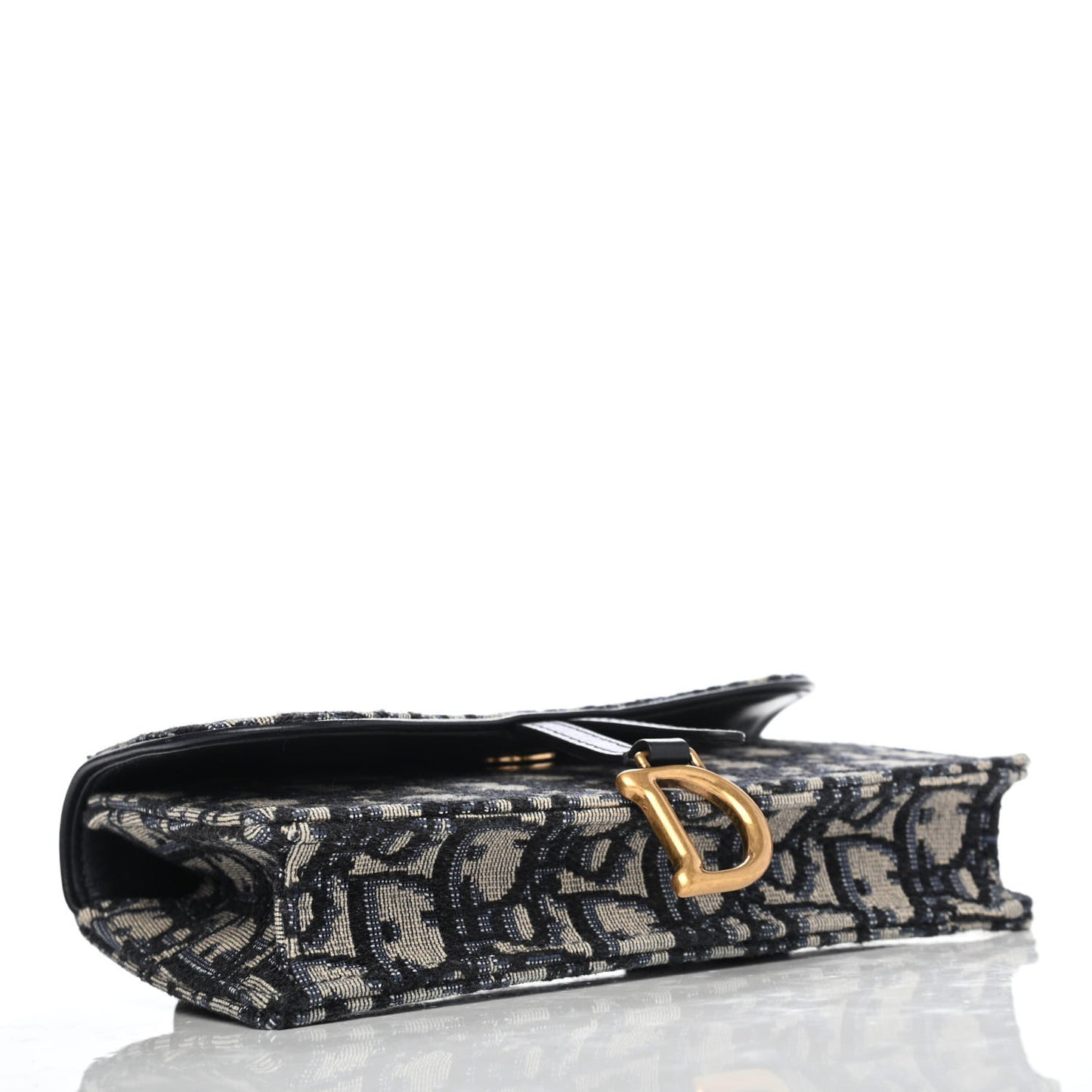 Oblique Saddle Belt Bag Blue