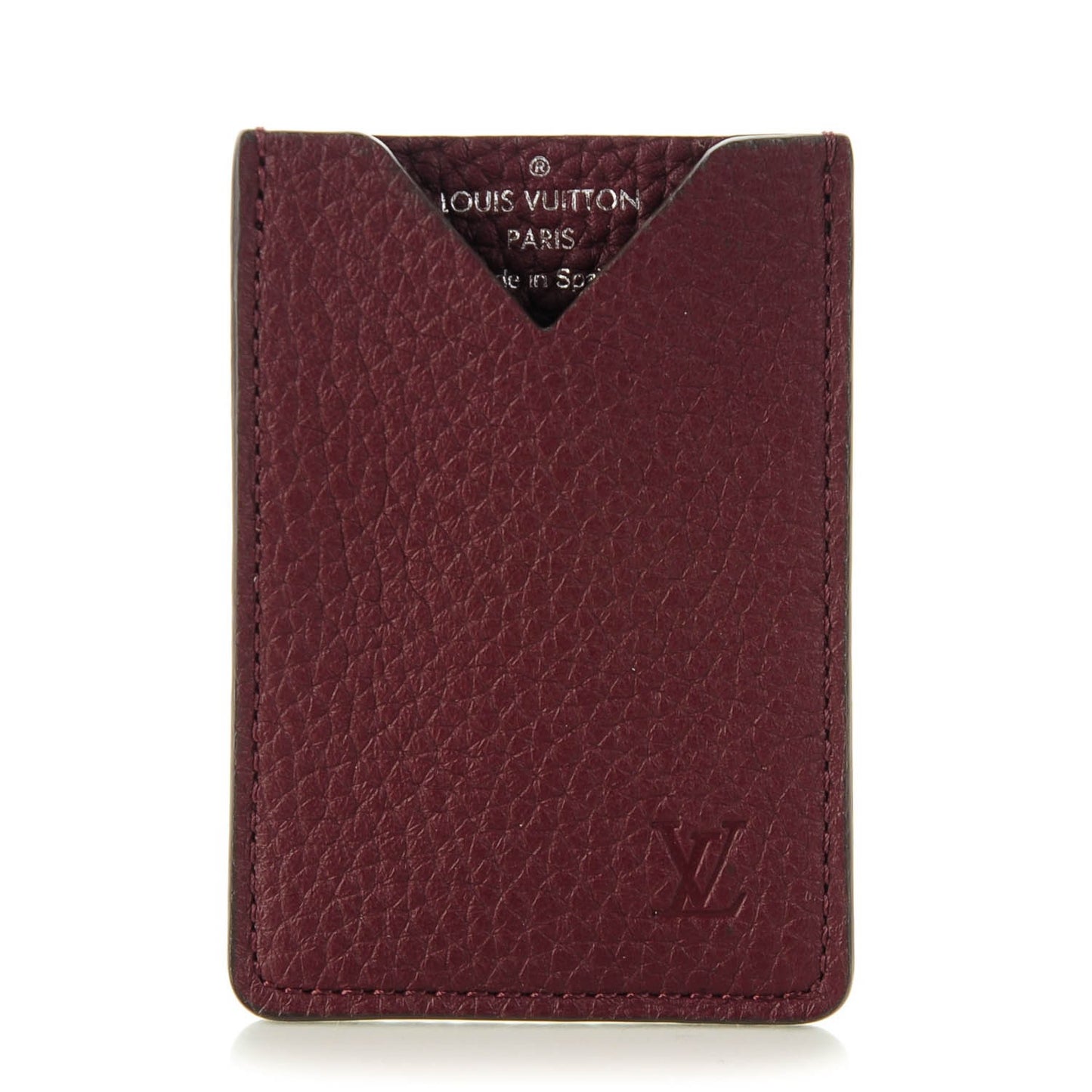 Taurillon Card Holder Bordeaux