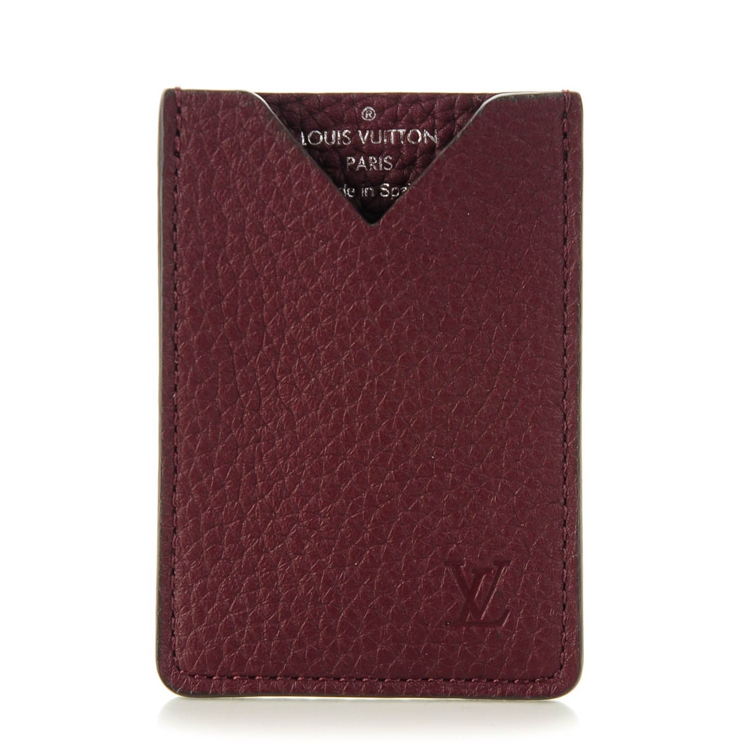 Louis Vuitton Taurillon Card Holder Bordeaux 1 of 6