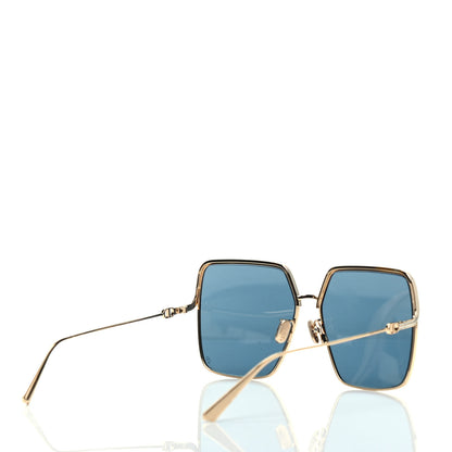 Christian Dior Metal EverDior Square Sunglasses Gold 3 of 7