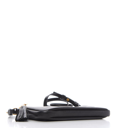 Saint Laurent Calfskin Monogram Phone Pouch Crossbody Bag Black 4 of 10