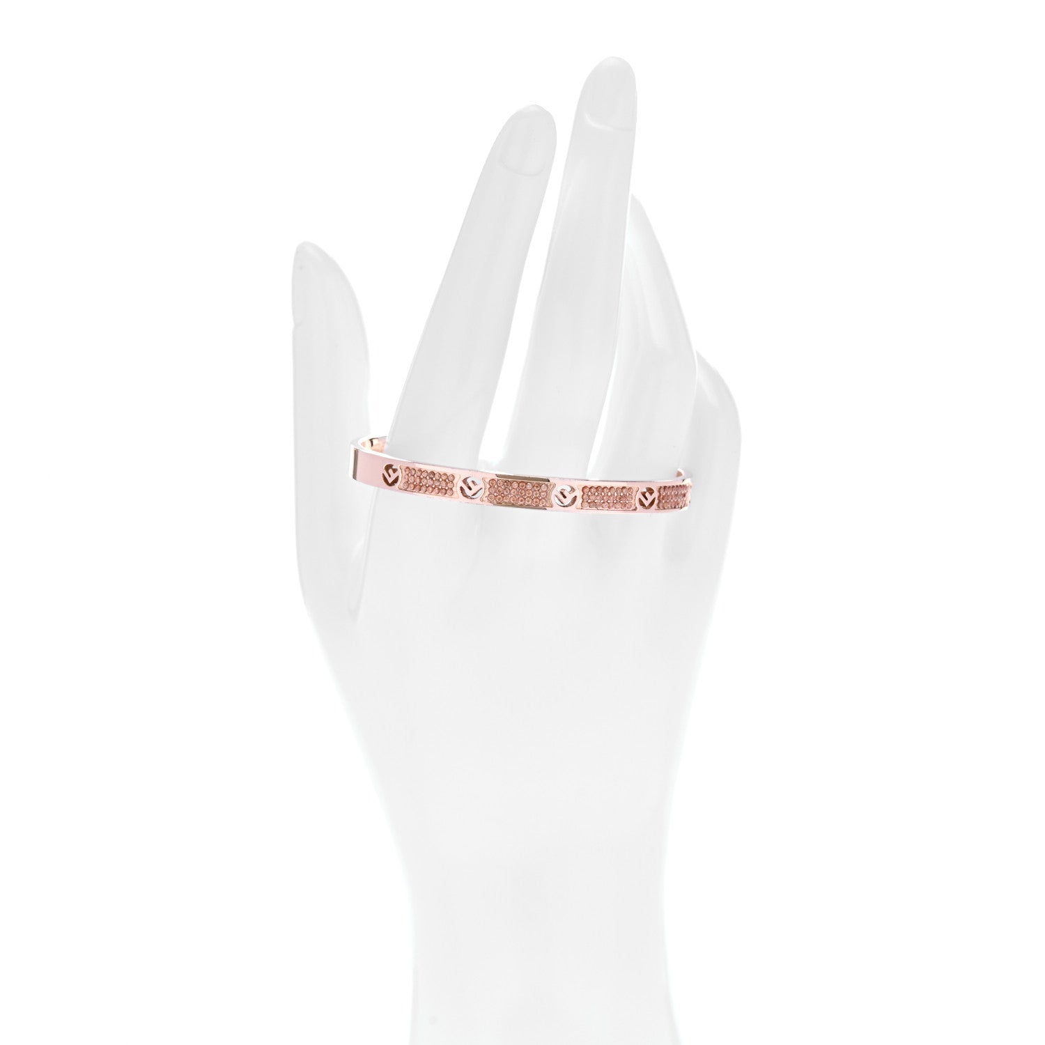 Fendi Metal Crystal F is Fendi Bracelet S Rose Gold 2 of 6