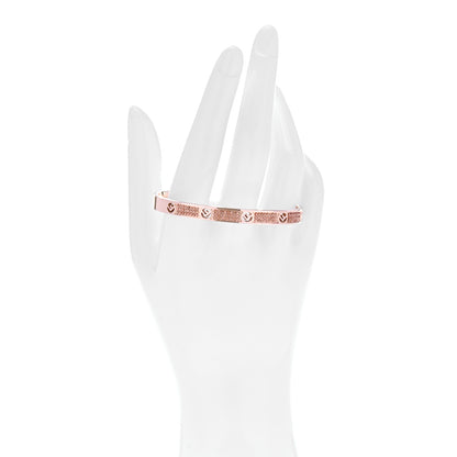 Fendi Metal Crystal F is Fendi Bracelet S Rose Gold 2 of 6
