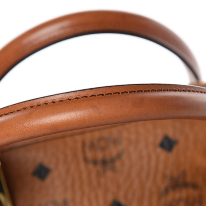MCM Visetos Heritage Bowler Bag Cognac 13 of 14