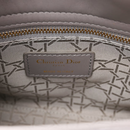 Christian Dior Lambskin Cannage Small My ABCDior Lady Dior Grey 6 of 10