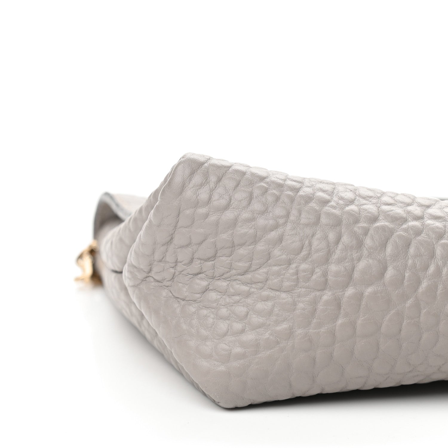 Burberry Signature Grain Medium Mildenhall Crossbody Bag Pale Grey 7 of 10