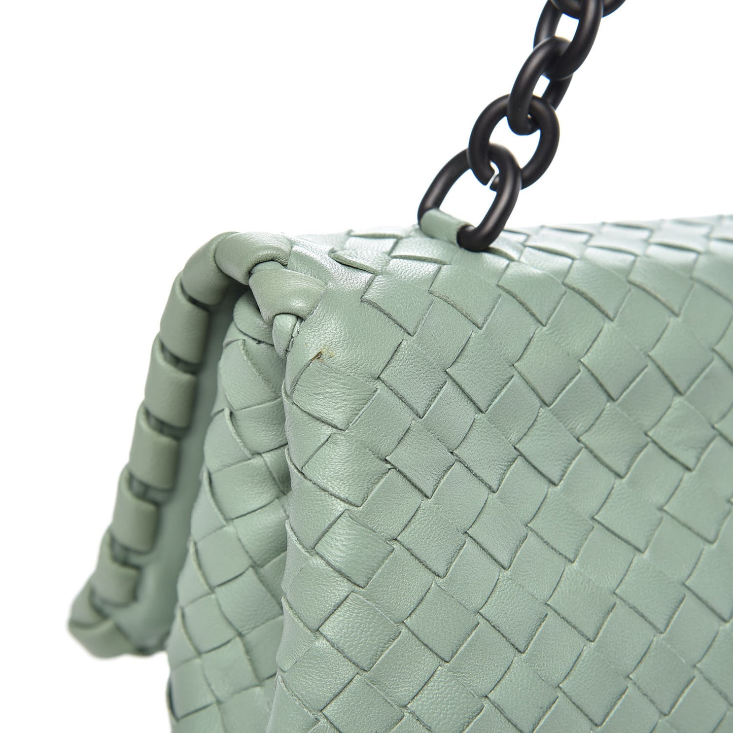 Nappa Intrecciato Small Olimpia Bag New Sage
