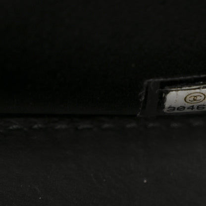 Chanel Calfskin Quilted Nailed CC Flap Bag Black 7 of 10