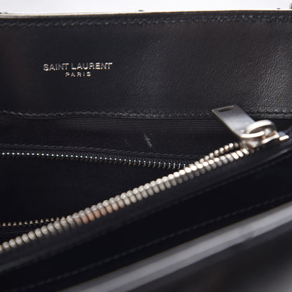Saint Laurent Calfskin Y Quilted Monogram Medium Loulou Chain Satchel Black 8 of 8