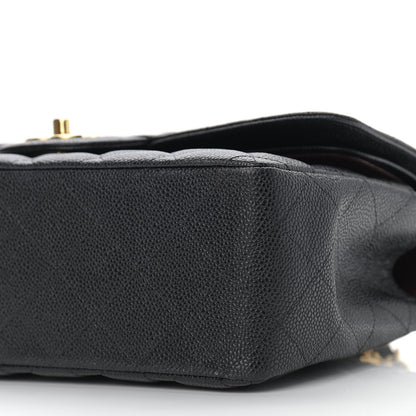 Chanel Caviar Quilted Jumbo Double Flap Black 9 of 10