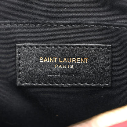 Saint Laurent Calfskin Matelasse Monogram Lou Camera Bag Rouge Eros 6 of 13