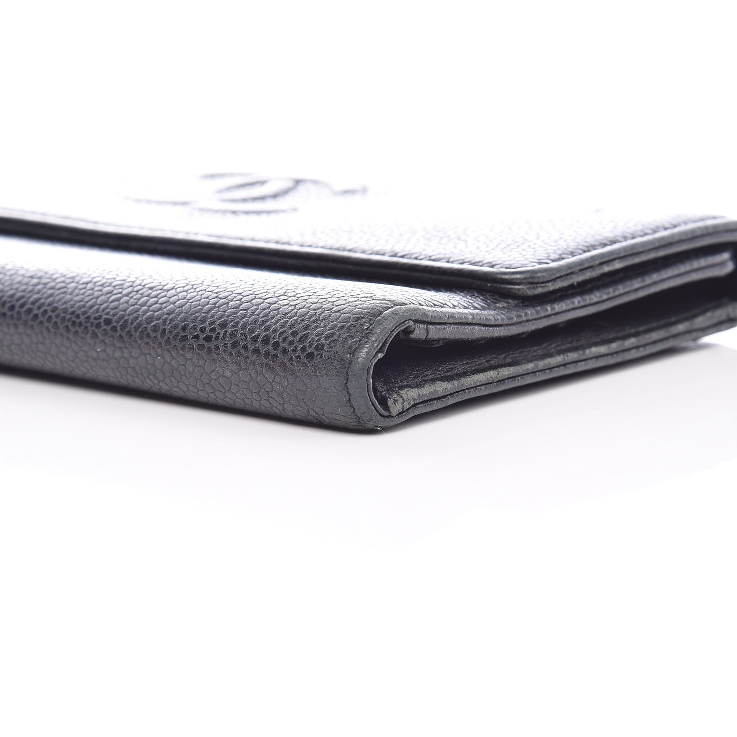 Caviar Timeless CC Large Flap Wallet Black