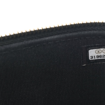 Chanel Lambskin Quilted Small Top Handle Vanity Case With Chain Black 7 of 11