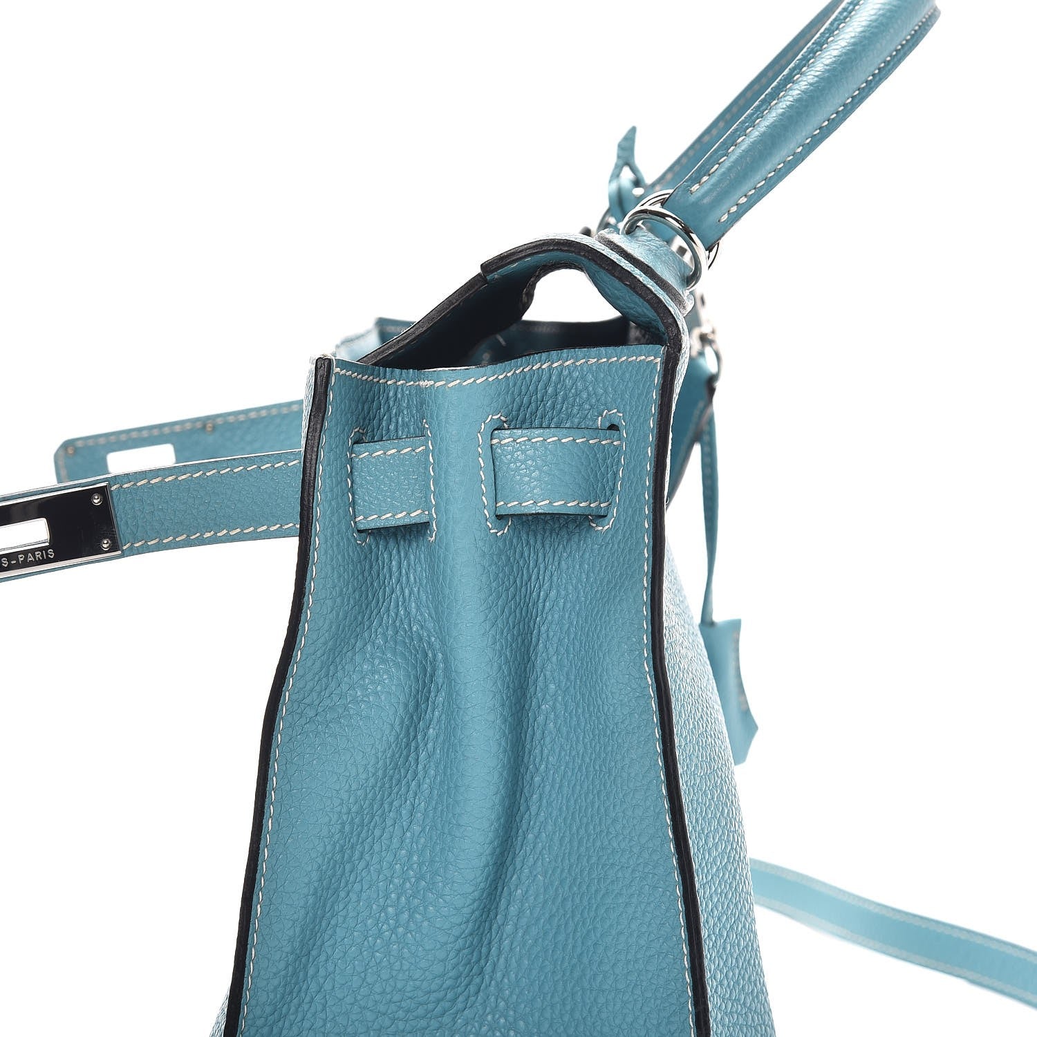 Hermes Togo Sellier Kelly 28 Blue Jean 31 of 37
