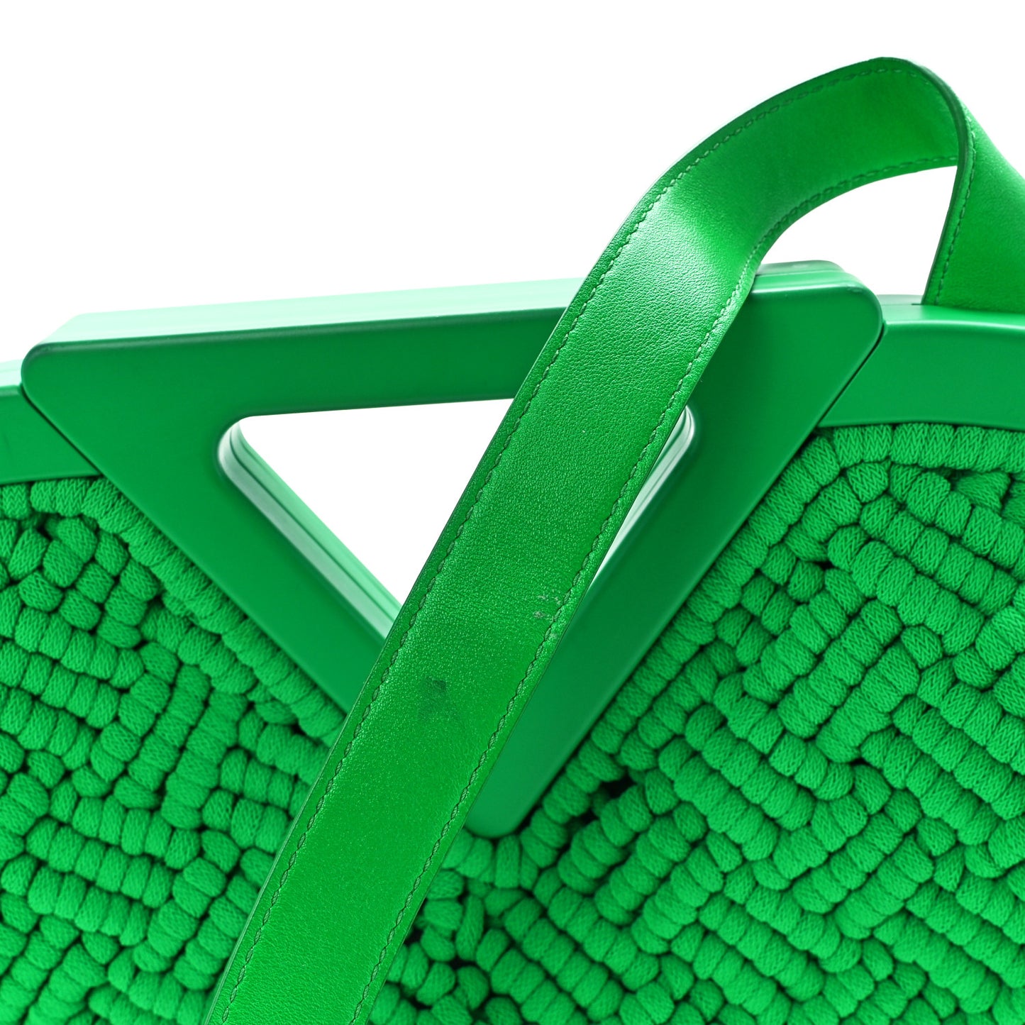 Macrame Intrecciato The Point Triangle Bag Parakeet