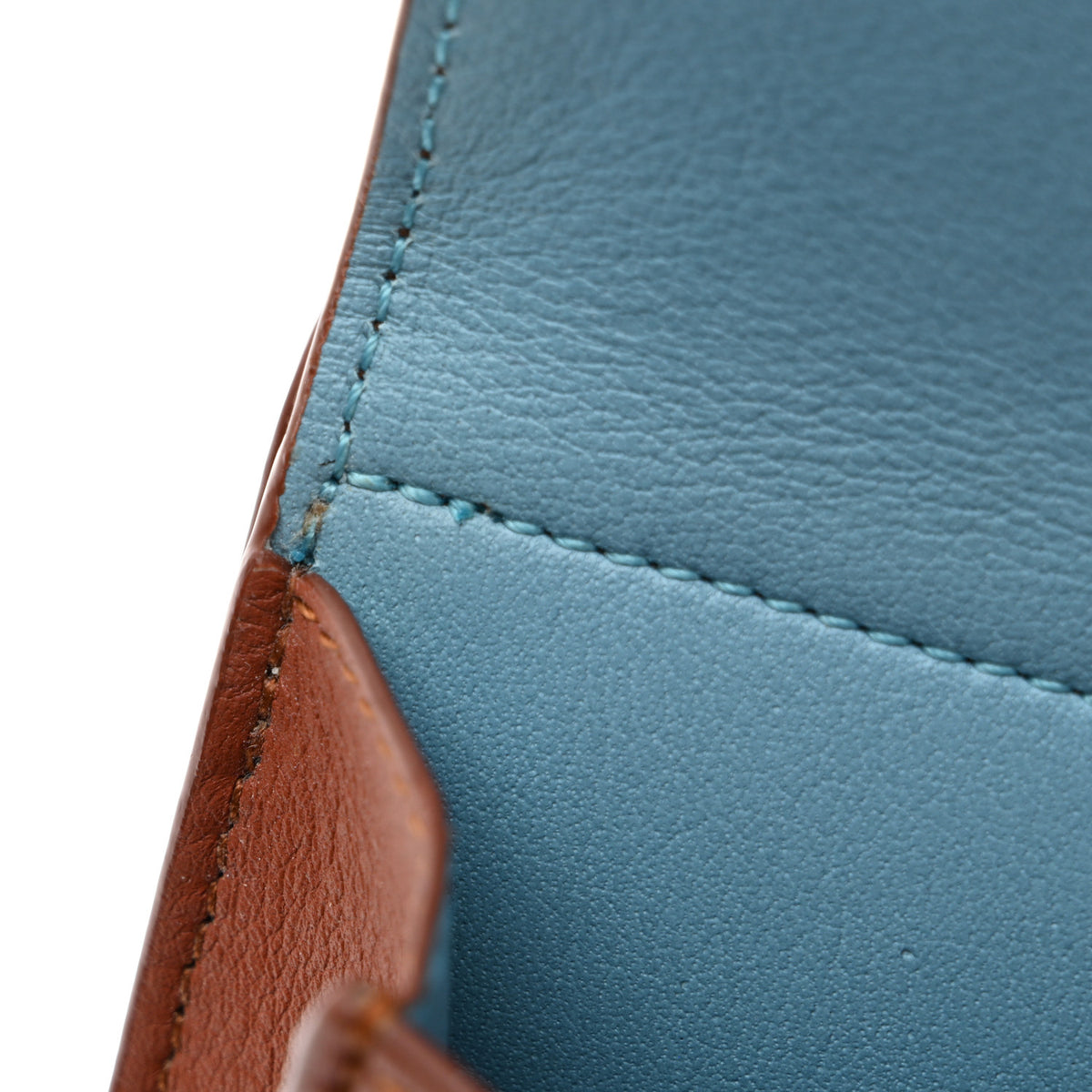 Loewe X HOWL'S MOVING CASTLE Calfskin Heen Trifold Wallet Rust 9 of 11