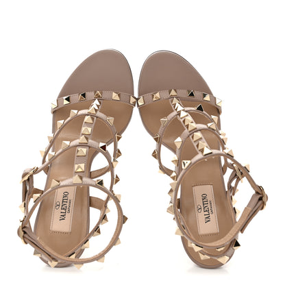 Valentino Garavani Nappa Rockstud Gladiator 105mm Sandals 36 Poudre 2 of 10