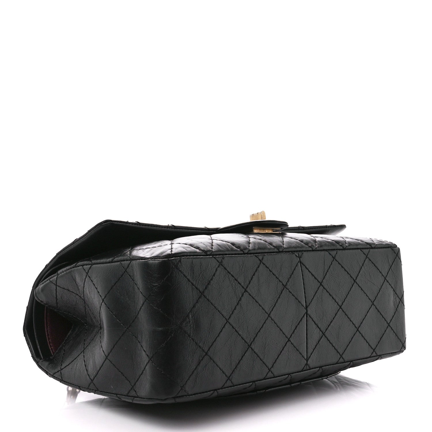 Chanel Aged Calfskin Quilted 2.55 Reissue 226 Flap Black 4 of 12