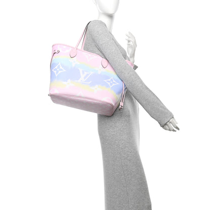 Louis Vuitton Monogram Escale Neverfull MM Pastel 2 of 15
