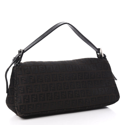 Fendi Zucchino Baguette Dark Brown 3 of 10