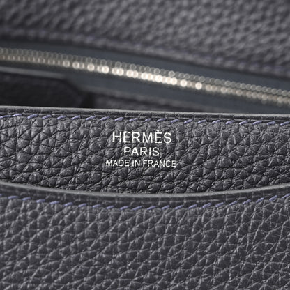Hermes Togo Steve Light Messenger Bleu Nuit 6 of 10