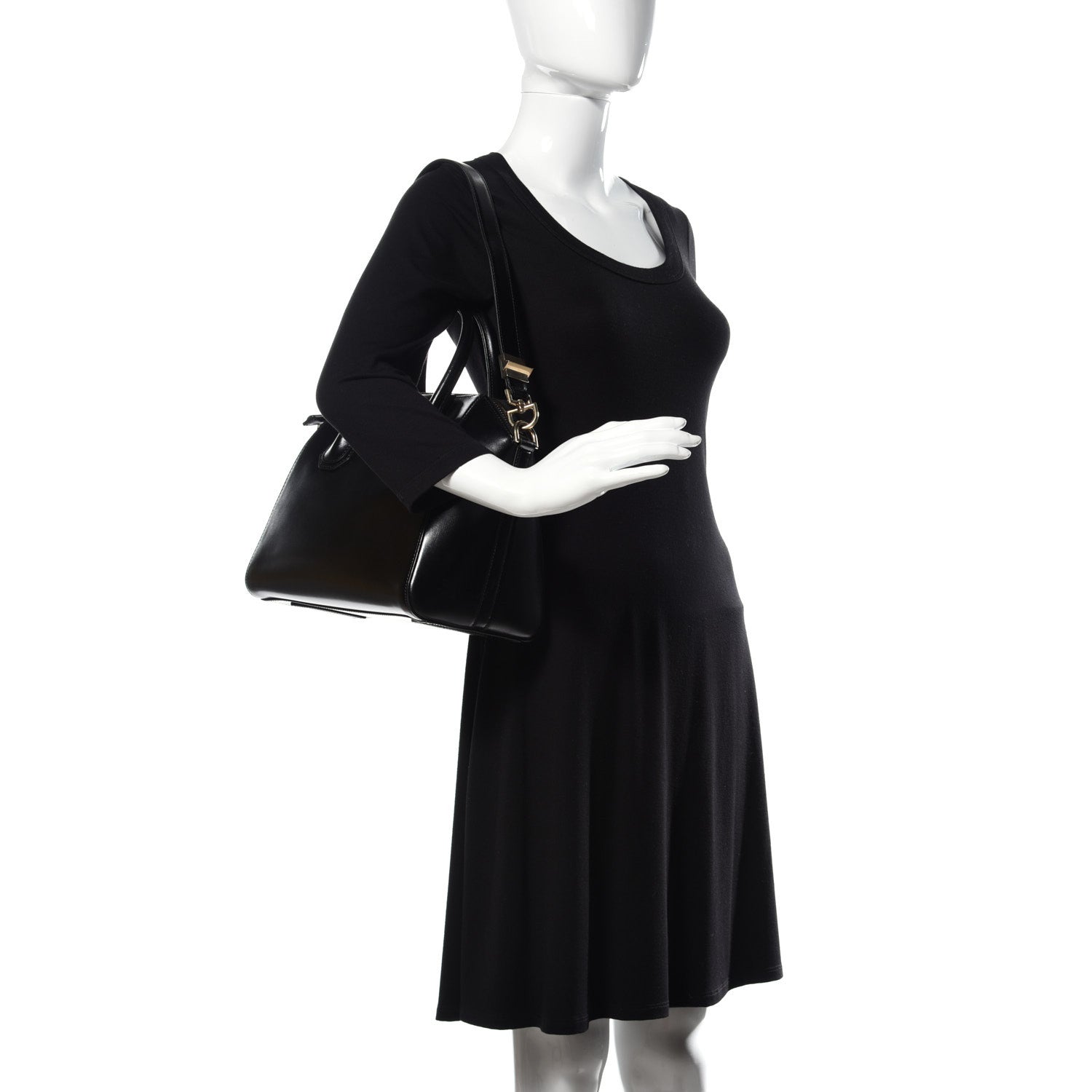 Givenchy Shiny Lord Calfskin Small Antigona Black 2 of 9