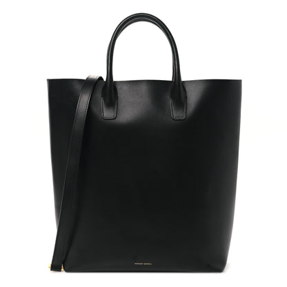 Mansur Gavriel Calfskin North South Tote Black Flamma 1 of 8