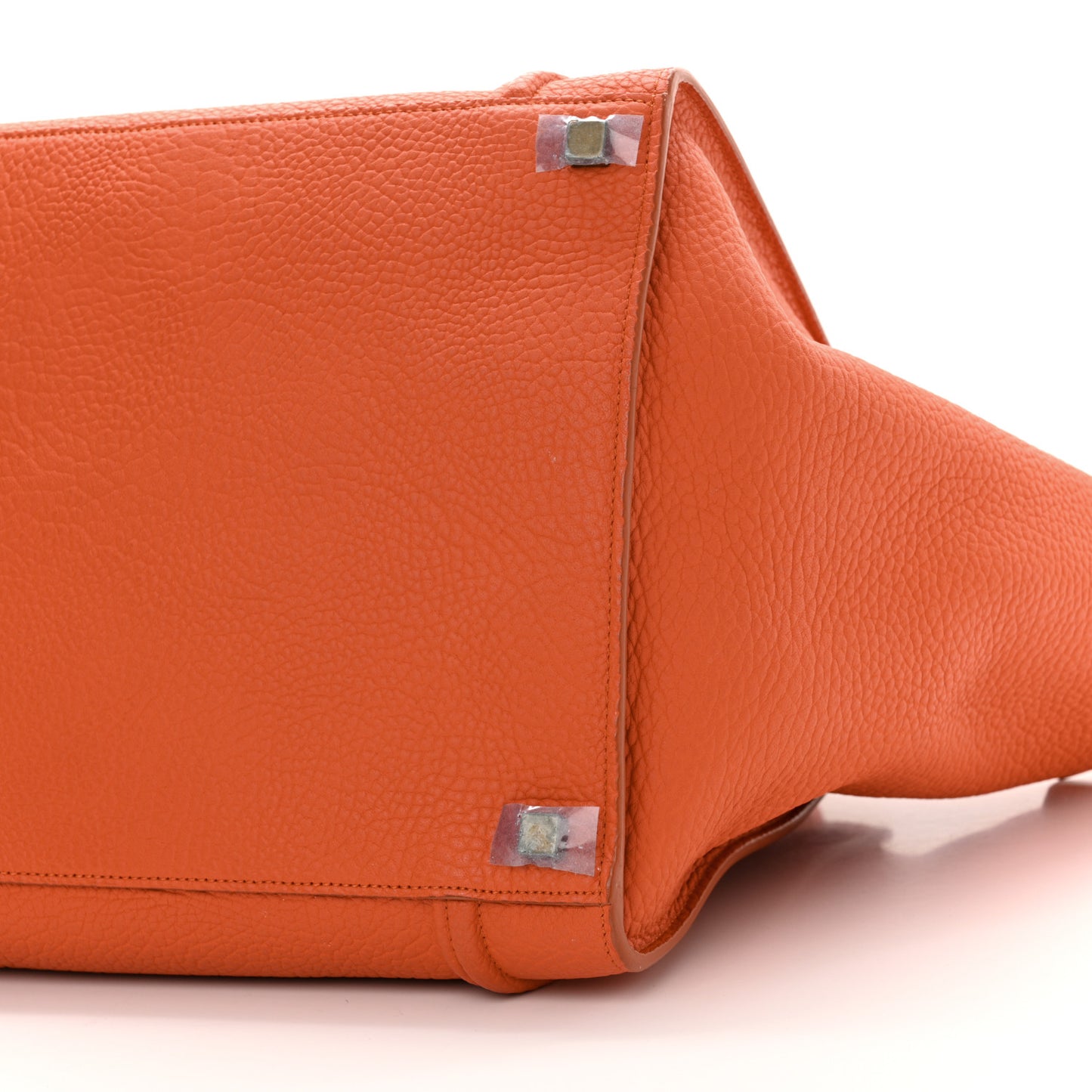 Bullhide Calfskin Medium Phantom Luggage Burnt Orange