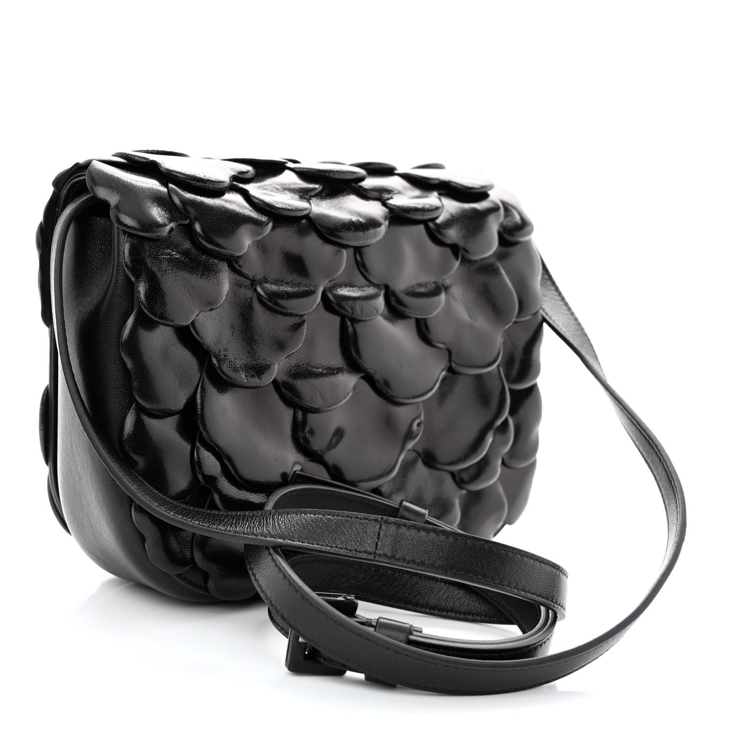 Valentino Garavani Nappa Atelier 03 Rose Edition Small Flap Crossbody Bag Black 3 of 12